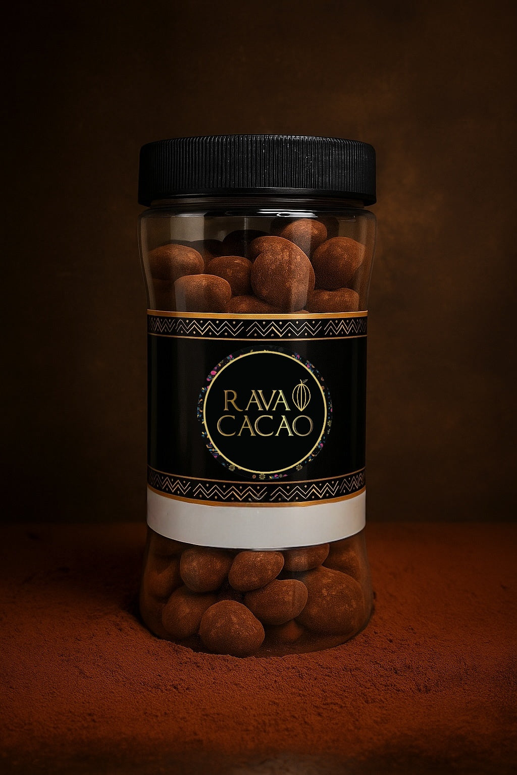 Almendra tipo trufa con chocolate de leche, 200 g