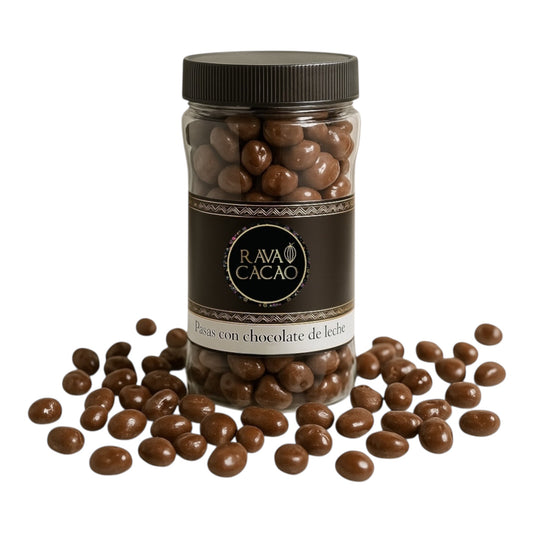 Pasas con chocolate de leche, 230 g