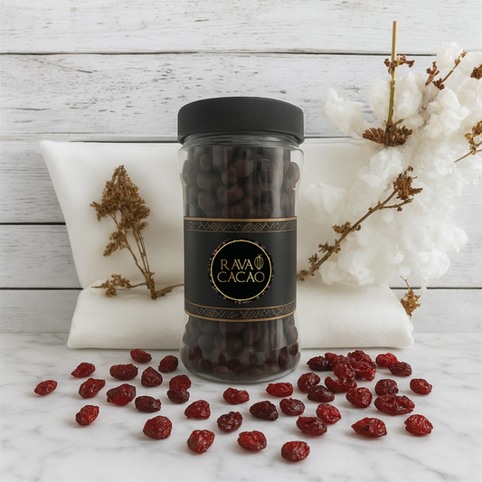 Arándanos con chocolate semiamargo, 200 g