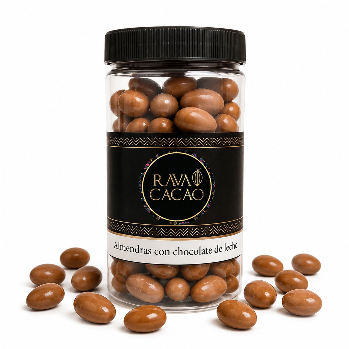 Almendras con chocolate de leche, 200 g