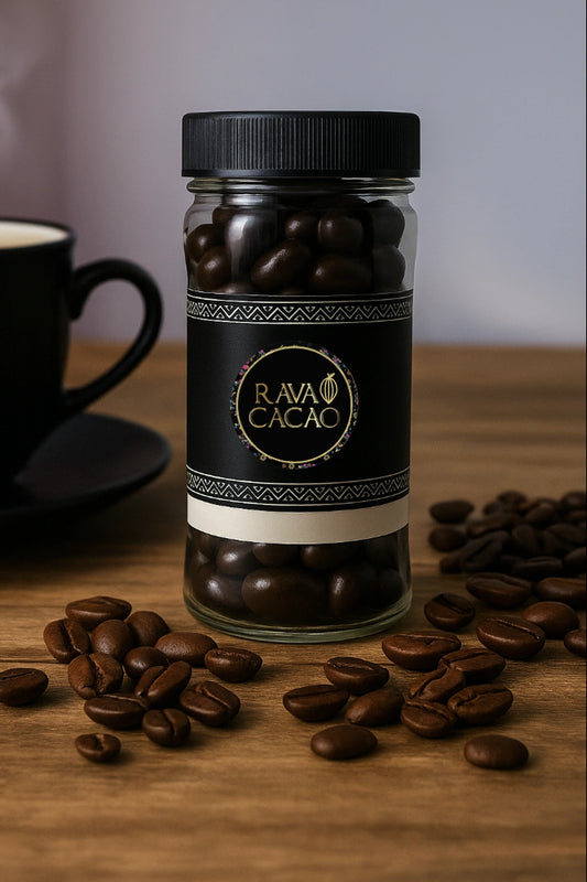 Café con chocolate semiamargo sin azúcar, 200 g